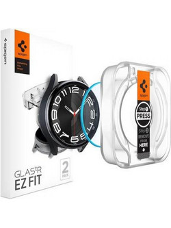 Προστασία Οθόνης Smartwatch Spigen GLAS.TR EZ-FIT 2 Pack for Galaxy Watch 6 Classic (43mm)
