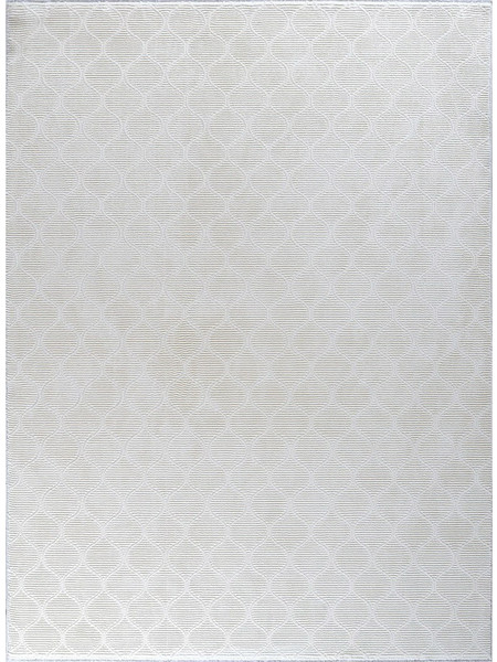 Πατάκι 067x150 Tzikas carpets Sing 37404-060 Λευκο- Κρεμ