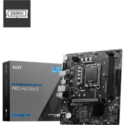 MSI Pro H610M-E Motherboard Micro ATX με Intel 1700 Socket