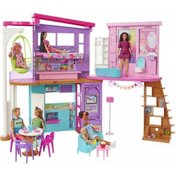 Mattel Barbie Vacation House Playset HCD50