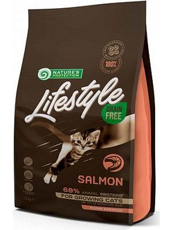 Nature's Protection Lifestyle Kitten Grain Free Salmon 7kg