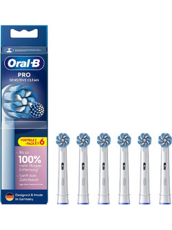 Oral-B Pro Sensitive Clean Ανταλλακτικές Κεφαλές 6τμχ