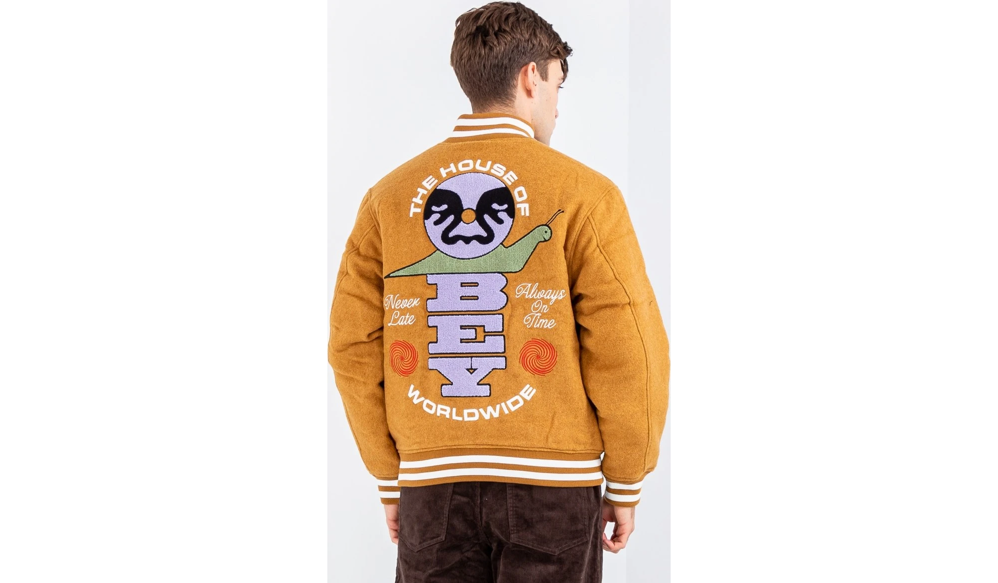 Obey Time Varsity Ανδρικό Μπουφάν Bomber Ταμπά 121800520BRS BestPrice.gr