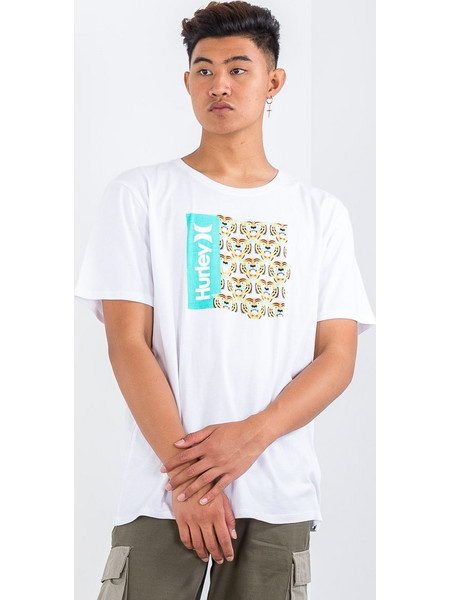 Hurley M One And Only Tiger Box T-Shirt (CQ8551-100)