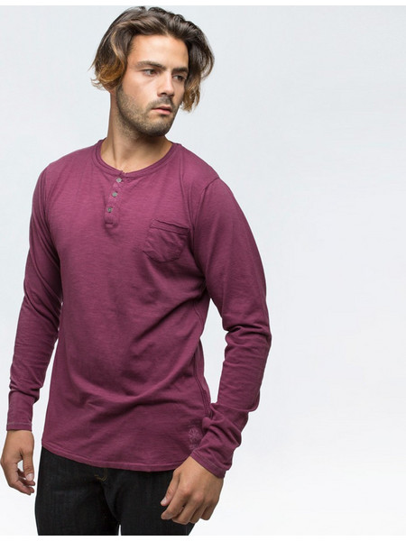 Dstrezzed Granddad Long Sleeve Slub Jersey (202203)