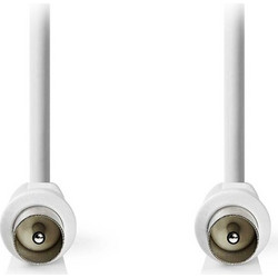 Nedis Καλώδιο Κεραίας Coax Male to Coax Male 3m White CSGL40200WT30