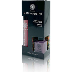 GARDEN Glam Make Up Kit Liquid Lipstick Matte Κραγιόν Perfect Rose 02, 4ml & 7Days Gel Nail Polish Βερνίκι 04,12ml