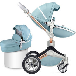 Hot Mom 360 Καρότσι Μωρού 2 σε 1 Tiffany Blue