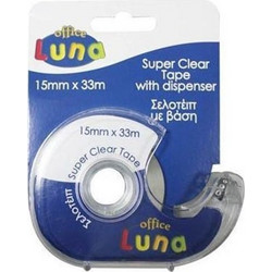 LUNA Σελλοτειπ Με Βάση Super Clear 15x33mm