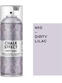 Cosmoslac Chalk Effect Χρώμα Κιμωλίας Σπρέι No10 Dirty Lilac 400ml