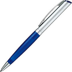 Στυλό/Σφραγίδα Heri Diagonal Color 6031M Μπλε/Ασημί