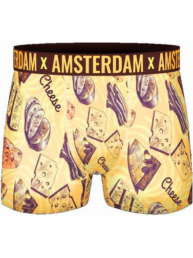 Ανδρικό boxer Βαμβακερό σε σχέδιο Τυρί, AMS-014 - Holland Underwear