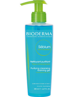 Bioderma Sebium Purifying Cleansing Foaming Gel Καθαρισμού Προσώπου για Ακμή 200ml