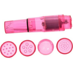 Vibrator 4 Head Pink JGF Toys
