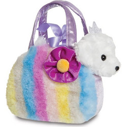 Aurora Fancy Pals Τσαντάκι με Σκυλίτσα Πριγκίπισσα 20cm 61434