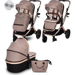 Lorelli Glory Καρότσι Μωρού 3 σε 1 Pearl Beige