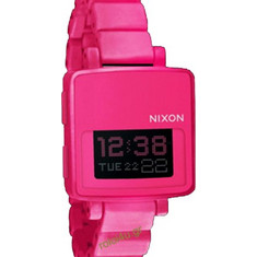 Nixon Trigital Bright Ψηφιακό Γυναικείο Ρολόι Χρονογράφος με Φούξια Λουράκι