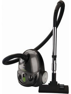 Izzy C002 Black Ηλεκτρική Σκούπα 2000W με Σακούλα 2.5lt