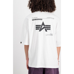 ALPHA INDUSTRIES Logo BP T-Shirt - White