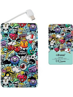 iTotal Urban Power Bank 4000mAh με Θύρα USB-A Multicolor