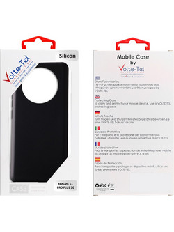 Volte-Tel Silicon TPU Camera Guard Θήκη Black (Realme 11 Pro Plus 5G)