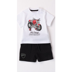 Ducati Παιδικό Σετ για Αγόρι Καλοκαιρινό Λευκό Μαύρο G8653