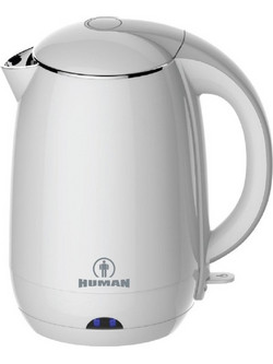 Human HU5010 Ανοξείδωτος Βραστήρας 1.8lt 2200W Λευκός