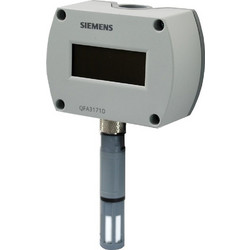 SIEMENS Wall Mount Humidity & Temperature Sensor, 0-10V with Display (QFA3160D)