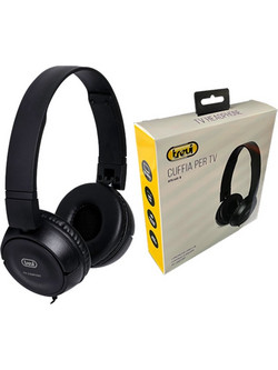 Trevi HTV-649 Ενσύρματα Ακουστικά Τηλεόρασης On Ear Μαύρα