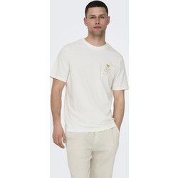 Ανδρικό t-shirt ONSMANUEL LIFE REG SS DESERT TEE 22029483
