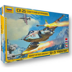 Zvezda Soviet Attack Aircraft SU-25 1:48