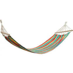 Αιώρα Heinner με ξύλο 200x80 cm Μπλε/Κόκκινο YGH055