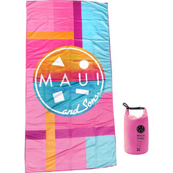 Maui & Sons Surf Πετσέτα Παρεό Θαλάσσης Microfiber Φούξια 90x180cm 4953