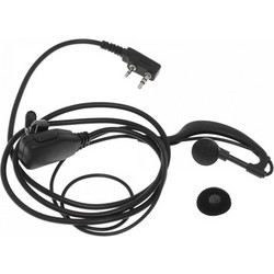 Ακουστικό σπιράλ ear hook με PTT μικρόφωνο για ασύρματο πομποδέκτη