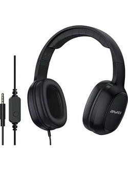 Awei GM-6 Ενσύρματα Ακουστικά Over Ear Μαύρα