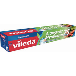 Vileda Freshmate Διαφανής Μεμβράνη 25m 1 Τεμάχιο