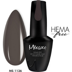 Mixcoco MS-1136 Ημιμόνιμο Βερνίκι Νυχιών 15ml