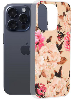 Techsuit Marble Series - θήκη για Apple iPhone 15 Pro - Πολύχρωμο