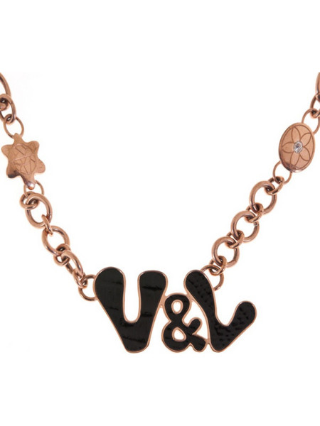 Victorio & Lucchino Γυναικείο Κολιέ Ροζ Χρυσό VJ0265CO
