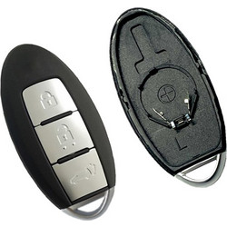 Κέλυφος Τηλεκοντρόλ Smartkey τύπου Nissan με 3 Κουμπιά - Λεπίδα NSN14