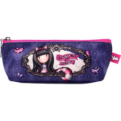Santoro Gorjuss Cheshire Cat Κασετίνα Μπλε 1113GJ03