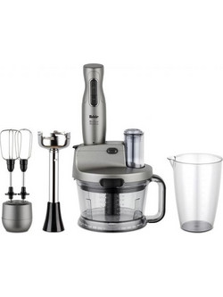 Fakir Mr.CHEF Quadro Silver Stone Ραβδομπλέντερ με Ανοξείδωτη Ράβδο 1000W