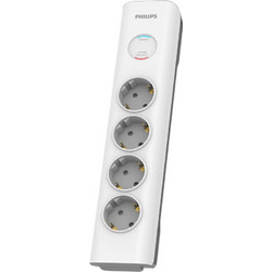 Philips Πολύπριζο Ασφαλείας SPN7040WA/GRS (1150100-0003) 4 θέσεων