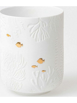 Βάση Ρεσώ Fische RD0017361 10,5x13,5cm White-Gold Raeder Πορσελάνη