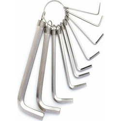 DELI Tools Hex Key Sets 1.5-10mm EDL3100 (silver) EDL3100