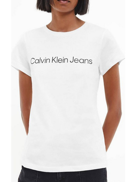 CALVIN KLEIN JEANS CORE INSTIT LOGO SLIM FIT TEE J20J220253-YAF White