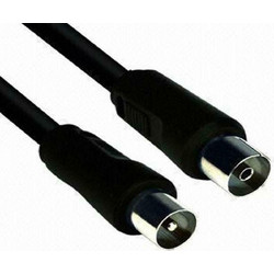Powertech Καλώδιο Κεραίας Coax Male to Coax Female 10m Black CAB-V019
