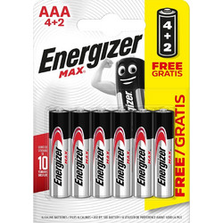 Energizer Max AAA 6τμχ