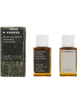 Korres Mountain Pepper Bergamot Coriander Eau de Toilette 50ml