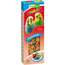 Nestor Kolba Budgies & Parrots Sticks with Fruits 85gr